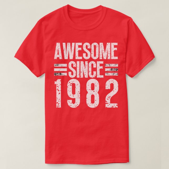 Phantastisch seit 1982 17 T-Shirt (Design vorne)