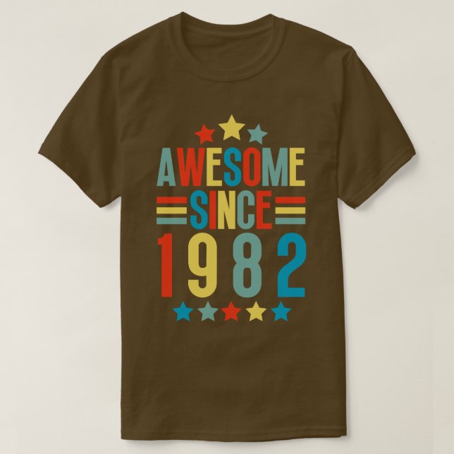 Phantastisch seit 1982 3 T-Shirt (Design vorne)