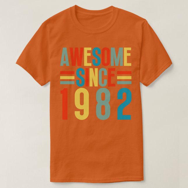 Phantastisch seit 1982 5 T-Shirt (Design vorne)