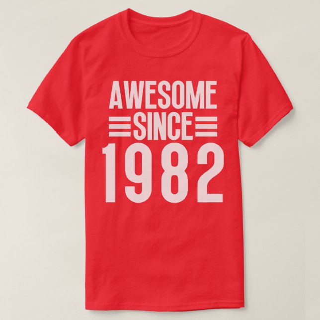 Phantastisch seit 1982 9 T-Shirt (Design vorne)