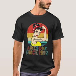 Phantastisch seit 1982 Retro Vintage Frauen 40 Jah T-Shirt
