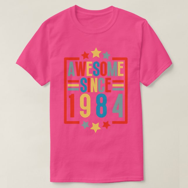 Phantastisch seit 1984 5 T-Shirt (Design vorne)