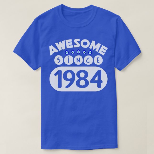 Phantastisch seit 1984 T-Shirt (Design vorne)