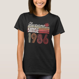 Phantastisch Seit 1986 36. Geburtstag Gif Retro Vi T-Shirt