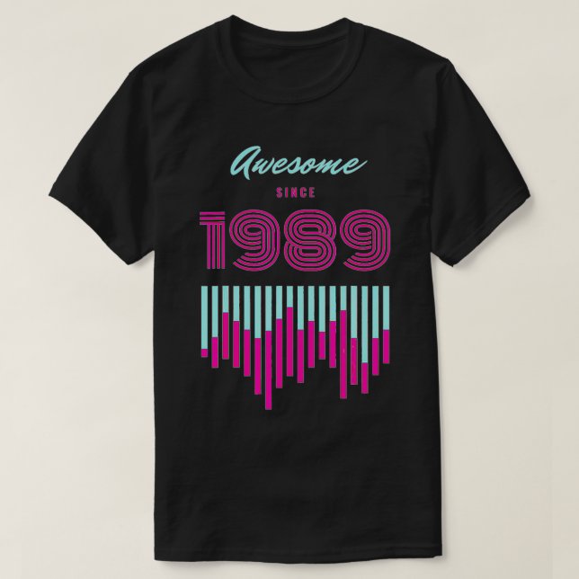 Phantastisch seit 1989 T-Shirt (Design vorne)