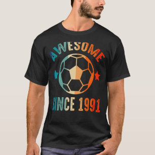 Phantastisch seit 1991 Geburtstag Squad Proud Socc T-Shirt