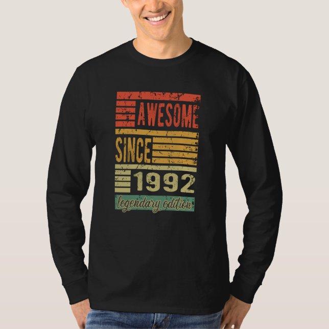 Phantastisch seit 1992 Geburtstagsgeschenk T-Shirt (Vorderseite)