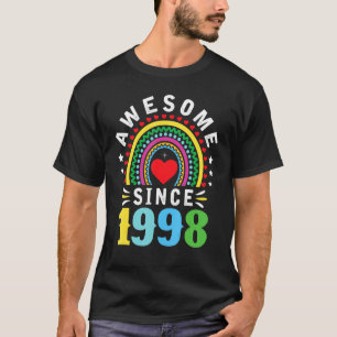 Phantastisch seit 1998 24. Geburtstag Regenbogen G T-Shirt
