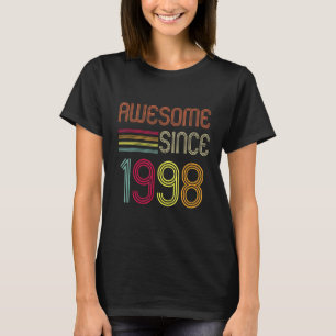 Phantastisch seit 1998 24. Geburtstag Retro T-Shirt