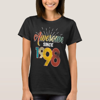 Phantastisch Seit 1998 25. Geburtstag Regenbogen V T-Shirt