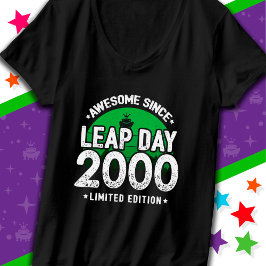 Phantastisch seit 2000 Leap Year Day Feb 29 Geburt T-Shirt