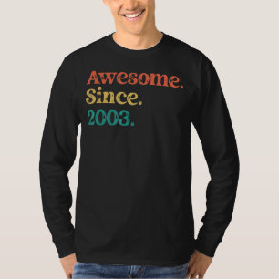 Phantastisch seit 2003 70er 60er Retro Birthday Pa T-Shirt