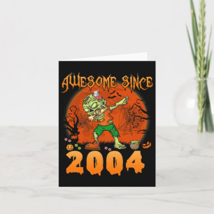 Phantastisch seit 2004 Halloween 21. Geburtstag Da Karte