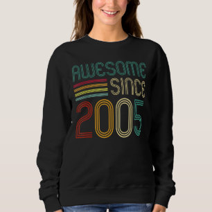 Phantastisch Seit 2005 17. Geburtstag Retro Sweatshirt