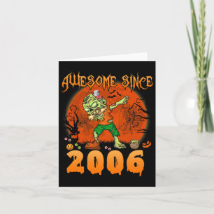 Phantastisch seit 2006 Halloween 16. Geburtstag Da Karte