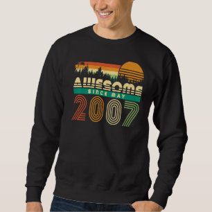 Phantastisch Seit 2007 15. Mai Geburtstag Teen Gir Sweatshirt