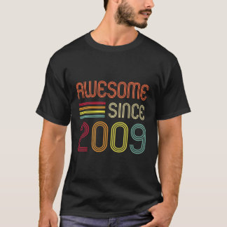 Phantastisch seit 2009 14. Geburtstag Retro T-Shirt