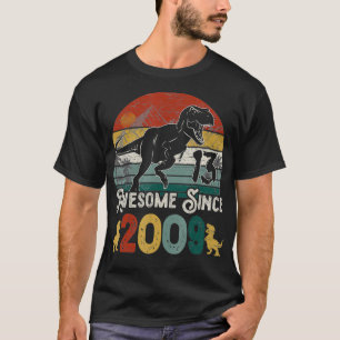 Phantastisch seit 2009 Dinosaurier ist 13 Jahre al T-Shirt