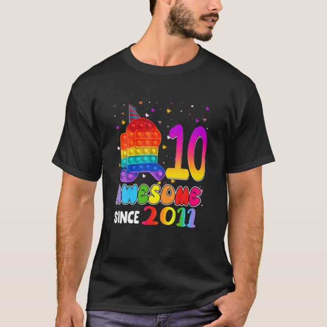 Phantastisch seit 2011 unter den Pop es mit uns 10 T-Shirt (Vorderseite)