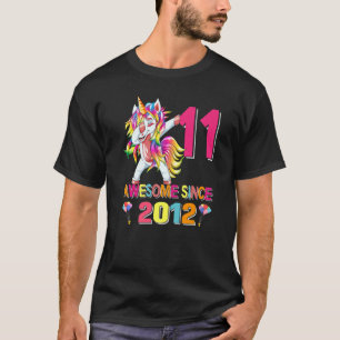 Phantastisch seit 2012 Dabbing Einhorn 11 Jahre al T-Shirt