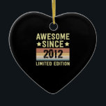 Phantastisch seit 2012 Geburtstag Keramik Ornament<br><div class="desc">1</div>