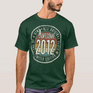 Phantastisch seit 2012 Vintager Stil Geboren im Ja T-Shirt