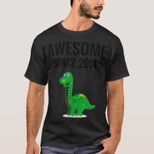 Phantastisch Seit 2014 5 Jahre alt Geburtstag Dino T-Shirt