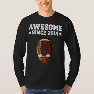 Phantastisch seit 2014 Fußball 8. Geburtstag 8 Jah T-Shirt