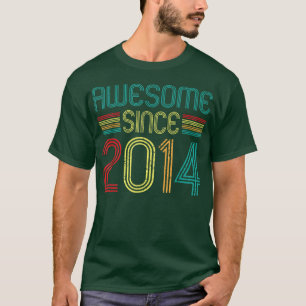 Phantastisch seit 2014 Retro 8 Jahre alt Vintag 8. T-Shirt