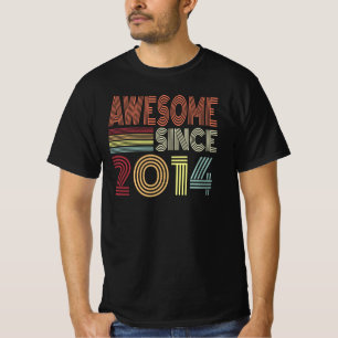 Phantastisch seit 2014 Retro Geboren im Jahr 2014 T-Shirt