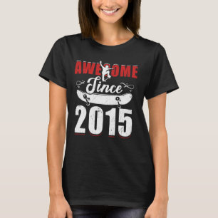 Phantastisch seit 2015 T-Shirt 9 Skateboard sein 9