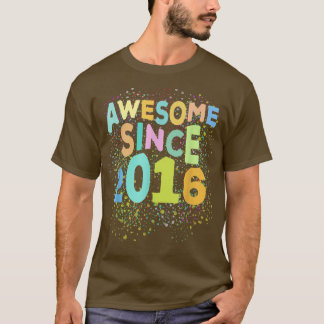 Phantastisch seit 2016 Funny Retro 6 Jahre alt 6.  T-Shirt