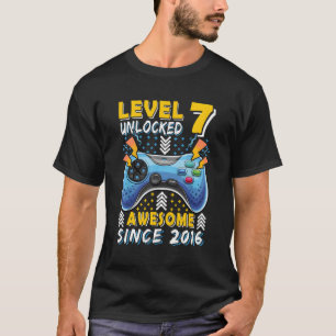 Phantastisch seit 2016 Gamer 7. T-Shirt