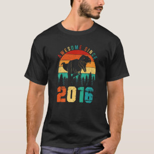 Phantastisch seit 2016 Retro Dinosaurier Boys 7th T-Shirt