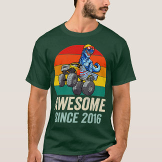 Phantastisch seit 2016 Retro Sunset Dinosaurier un T-Shirt