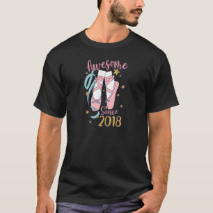 Phantastisch seit 2018 5. Ballerina Geburtstagspar T-Shirt