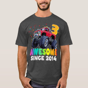 Phantastisch seit 2019 3. Geburtstag Boy Monster T T-Shirt