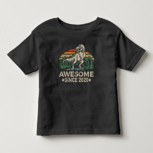 Phantastisch seit 2020 Dinosaurier 3 Jahr 3 Geburt Kleinkind T-shirt