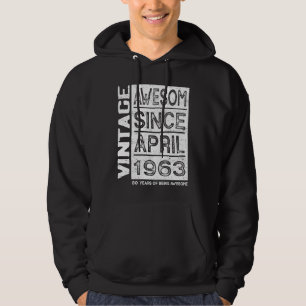 Phantastisch seit April 1963 60. Geburtstag Hoodie
