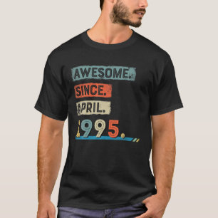 Phantastisch seit April 1995 25. Geburtstag Männer T-Shirt