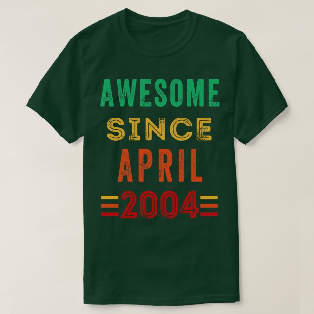 Phantastisch seit April 2004 Shirt (Design vorne)