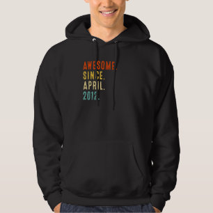 Phantastisch Seit April 2012 Vintag 10. Geburtstag Hoodie