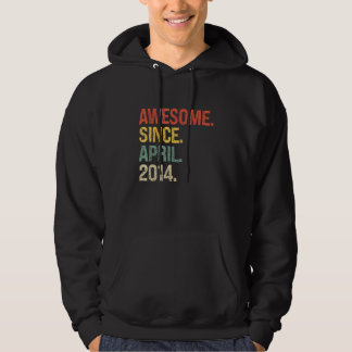 Phantastisch seit April 2014 8. Geburtstag Hoodie