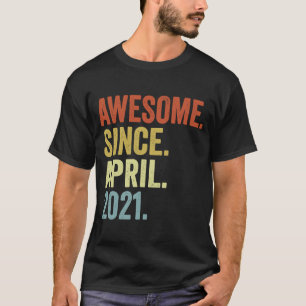Phantastisch seit April 2021 2. Geburtstag Junge 2 T-Shirt