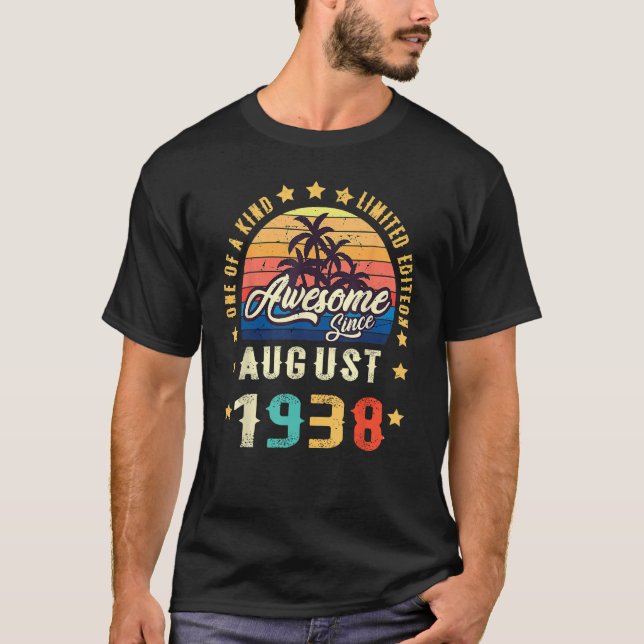 Phantastisch seit August 1938 T-Shirt (Vorderseite)