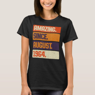 Phantastisch seit August 1964 Retro 59 Jahre alt 5 T-Shirt