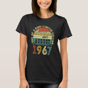 Phantastisch seit August 1967 55 Jahre alt 55. Geb T-Shirt