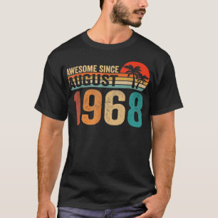 Phantastisch seit August 1968 54 Jahre alt 54 Jahr T-Shirt