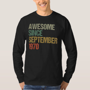 Phantastisch seit August 1970 52. Geburtstag 52 Ja T-Shirt