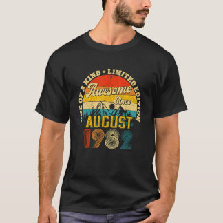 Phantastisch seit August 1982 40 Jahre alt 40 Jahr T-Shirt